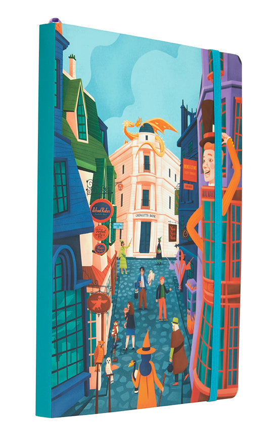 Harry Potter: Exploring Diagon Alley Softcover Notebook Softcover Book