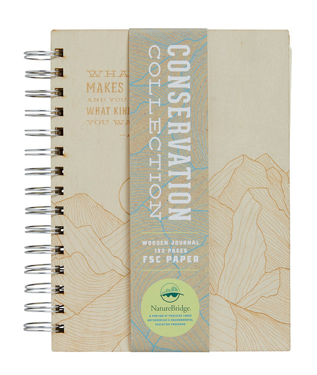 Conservation Wooden Journal Hardcover Book