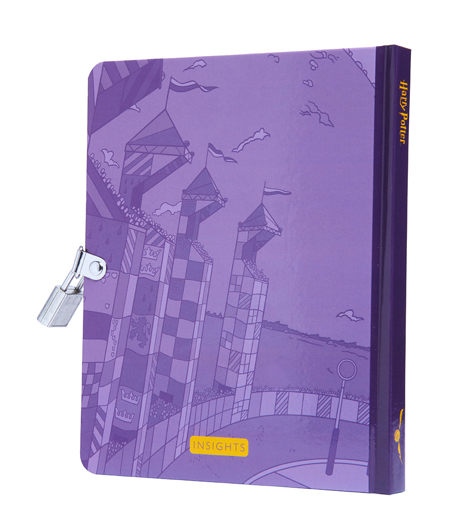 Harry Potter: Quidditch Lock & Key Diary Hardcover Book
