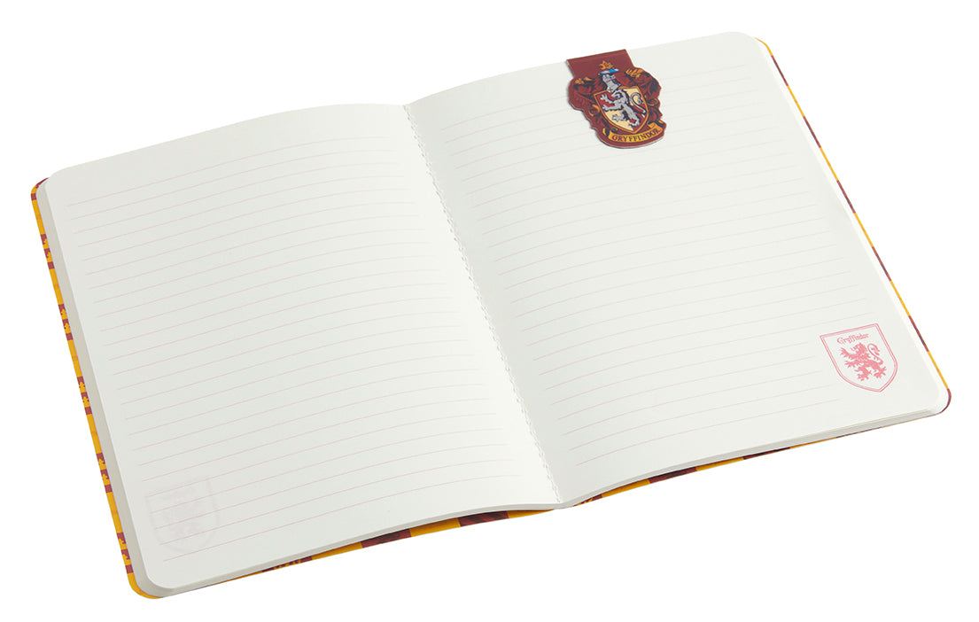 Harry Potter: Gryffindor Notebook and Page Clip Set Softcover Book