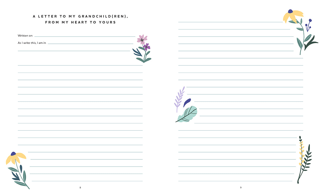 Grandmother's Words of Wisdom Hardcover Book