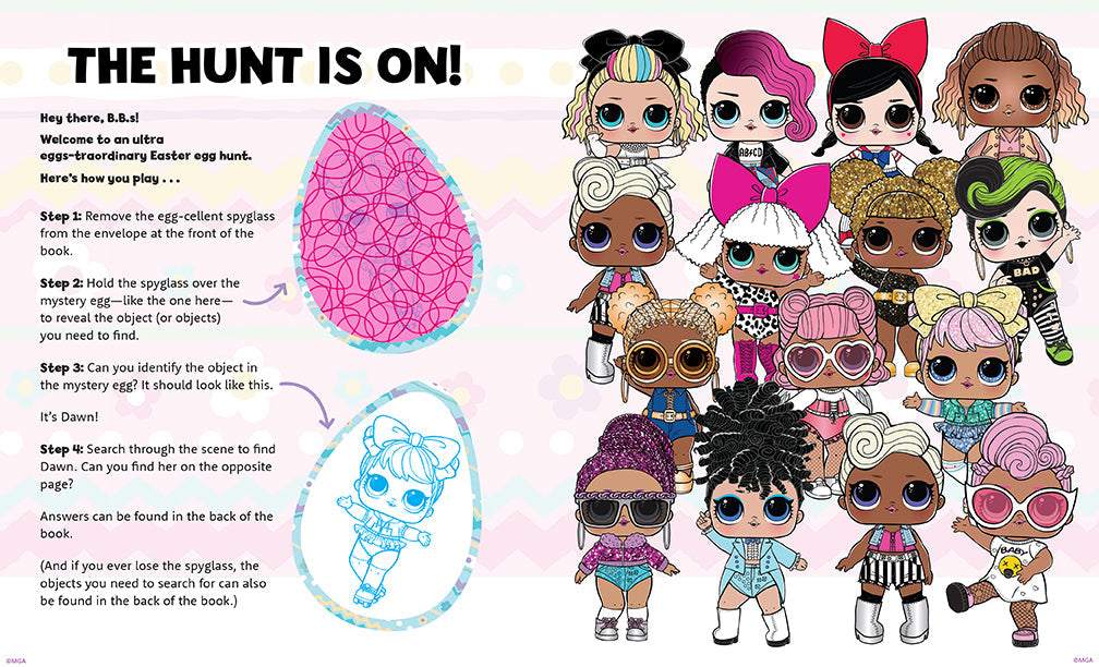 L.O.L. Surprise! Easter Egg Hunt Softcover Book