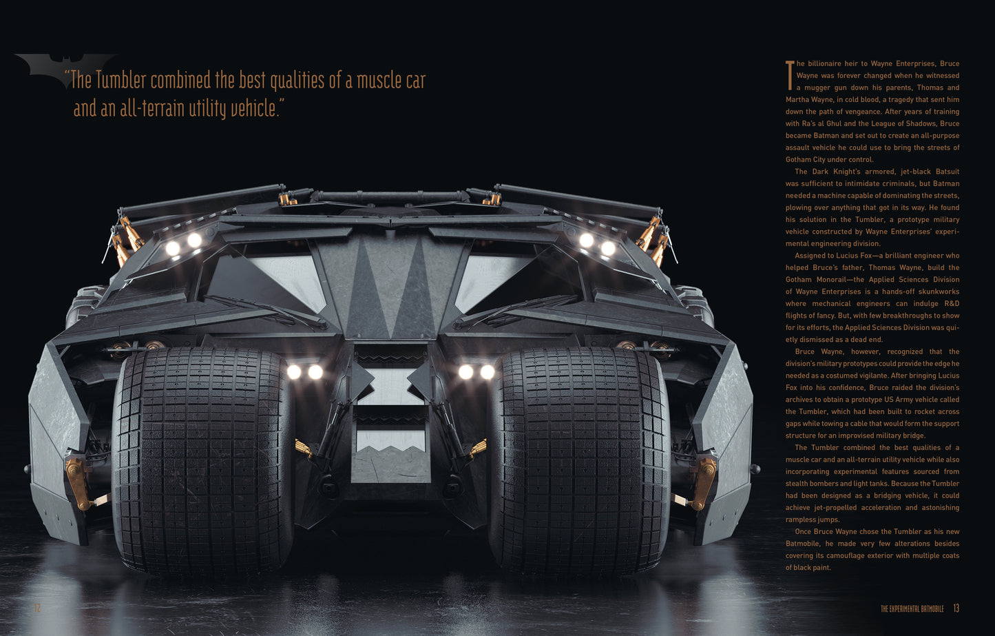 Batmobile Manual Hardcover Book