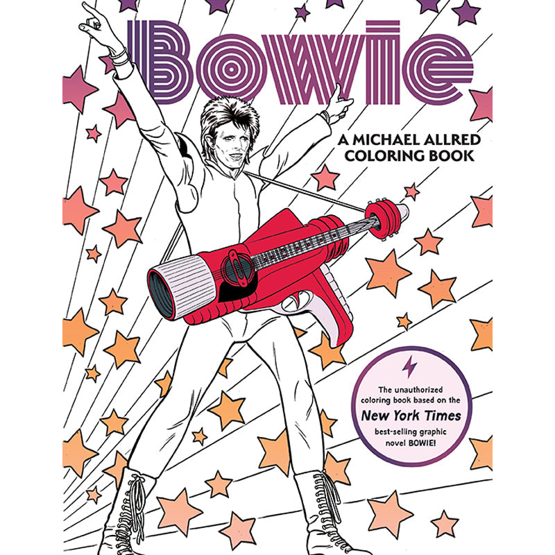 Bowie: A Michael Allred Coloring Book Softcover Book