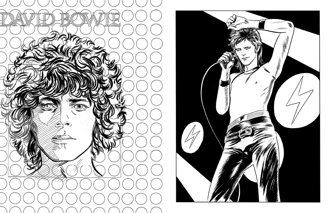 Bowie: A Michael Allred Coloring Book Softcover Book