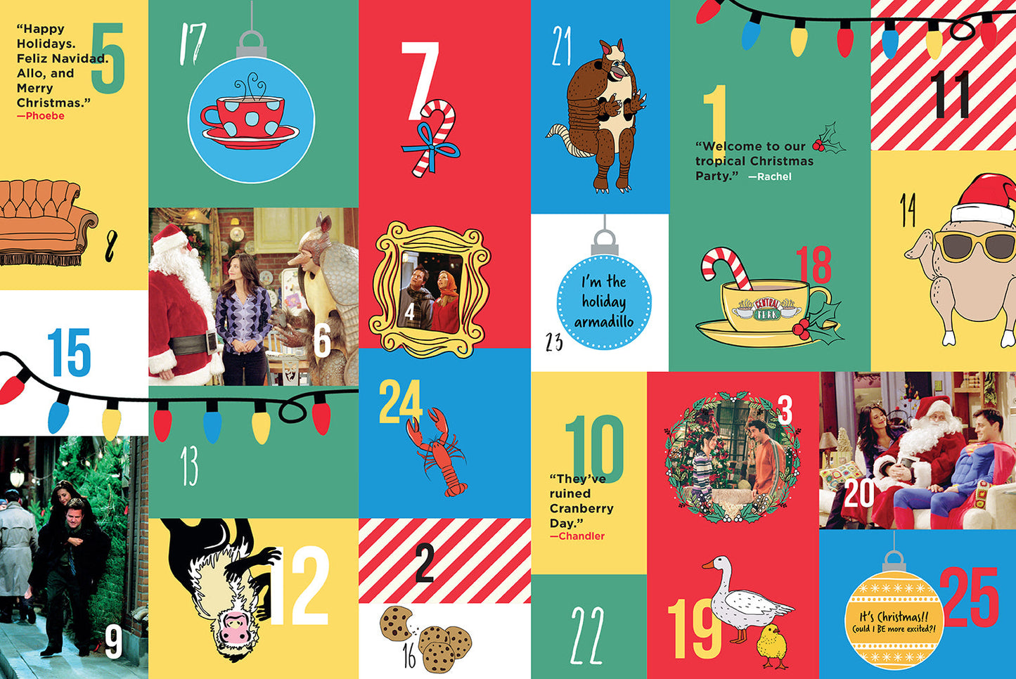 Friends: The Official Advent Calendar, Volume 1 Hardcover Book