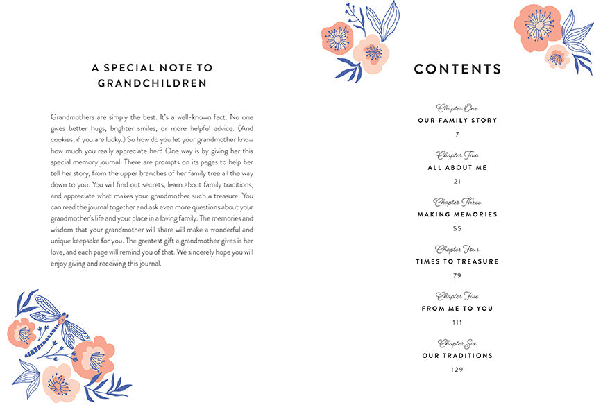 Grandmother's Memories: A Keepsake Journal Flexibound Book