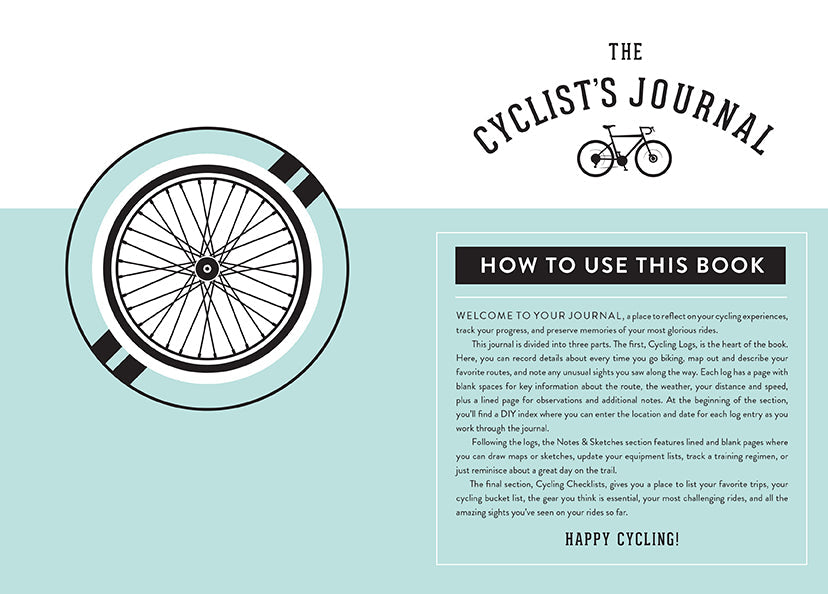The Cyclist's Journal Flexibound Book