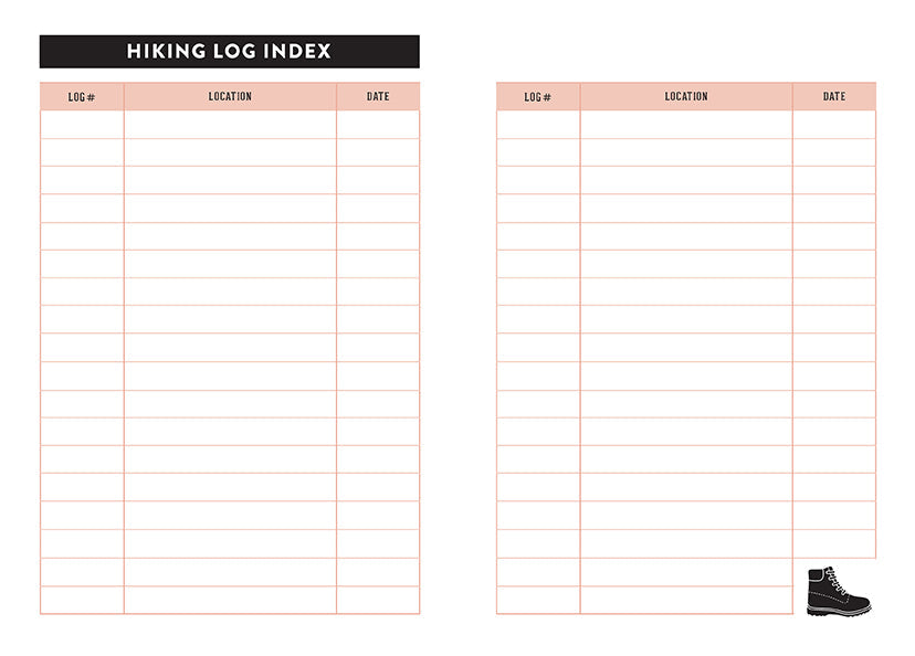 The Hiker's Journal Flexibound Book