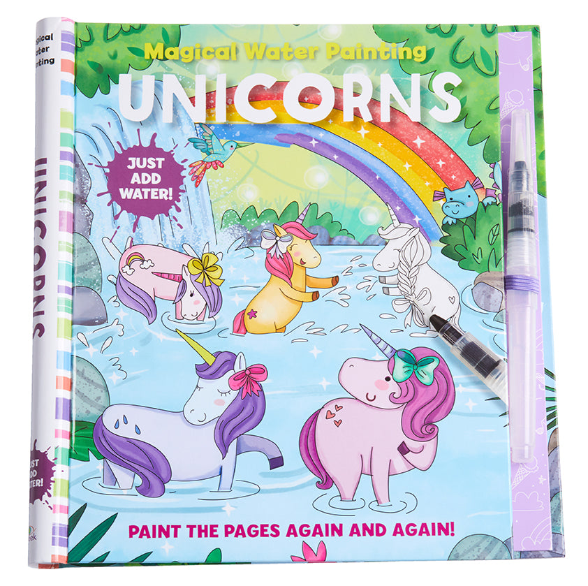 Magical Water Painting: Unicorns Softcover Book