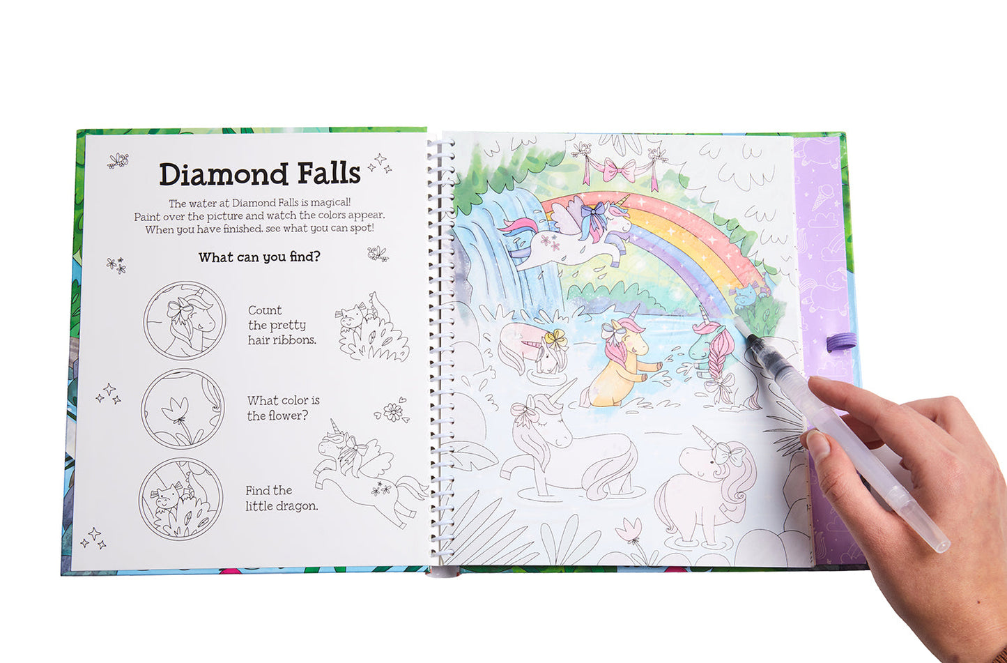 Magical Water Painting: Unicorns Softcover Book