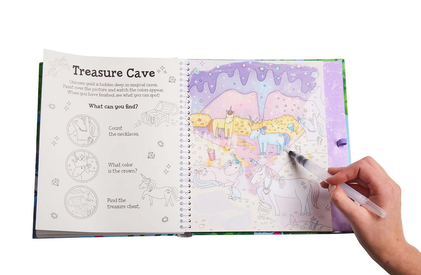 Magical Water Painting: Unicorns Softcover Book