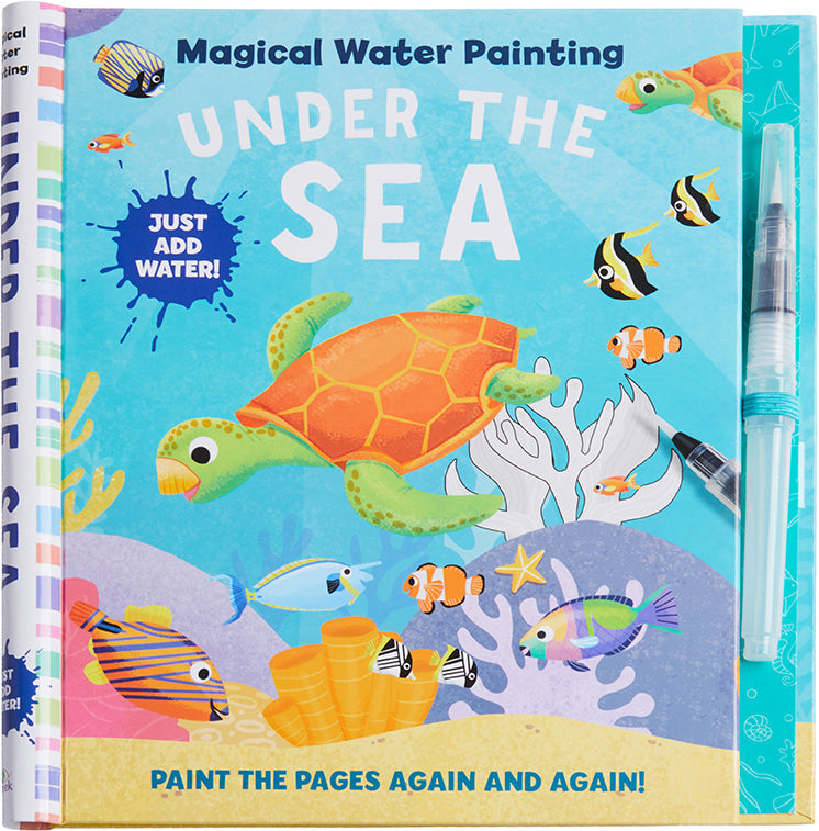 Magical Water Painting: Under the Sea Softcover Book