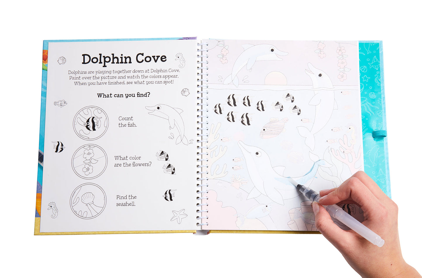 Magical Water Painting: Under the Sea Softcover Book