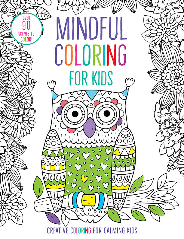 Mindful Coloring for Kids Softcover Book