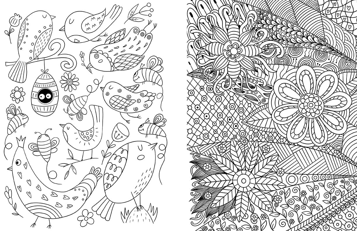 Mindful Coloring for Kids Softcover Book