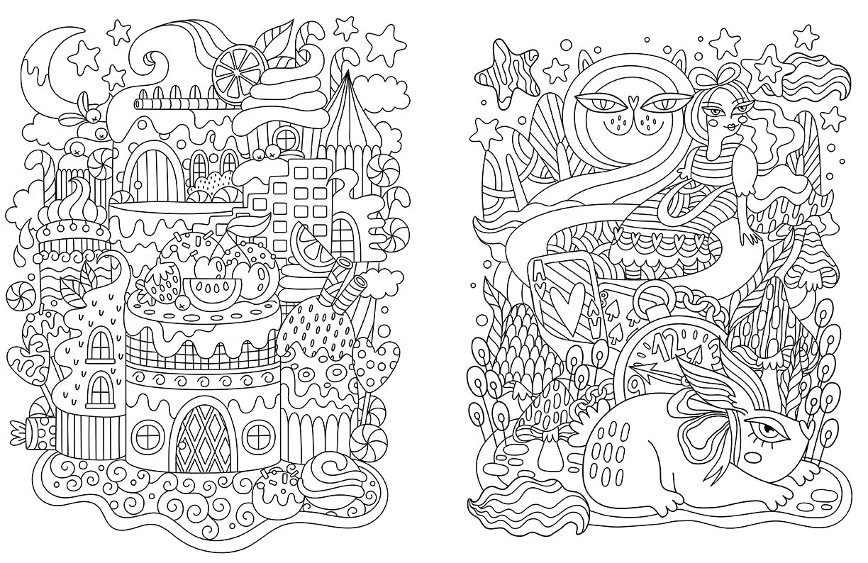 Dream Coloring for Kids Softcover Book
