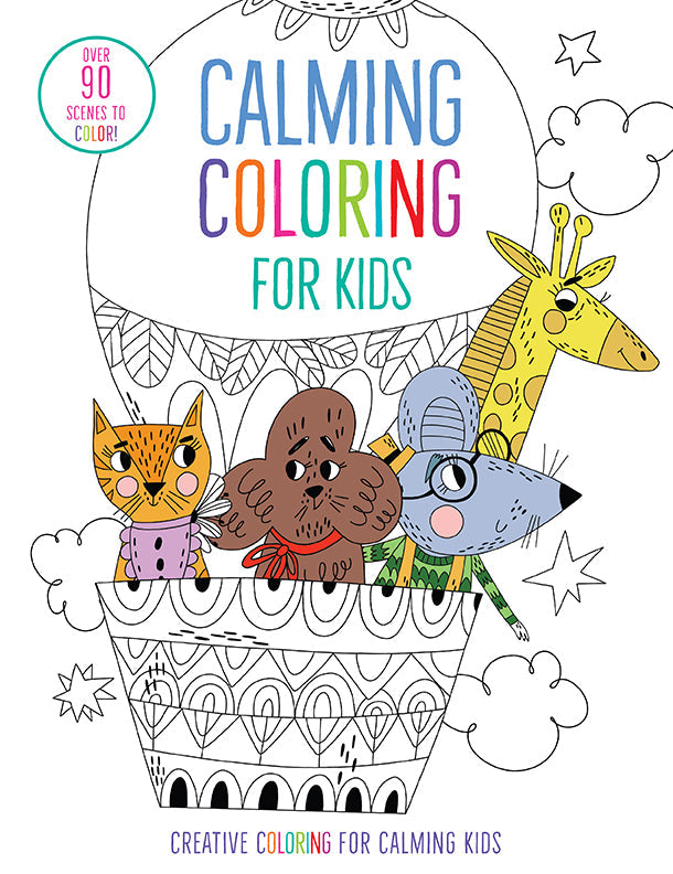 Calming Coloring for Kids Softcover Book
