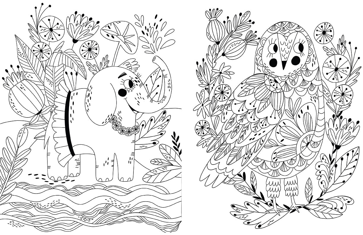 Calming Coloring for Kids Softcover Book
