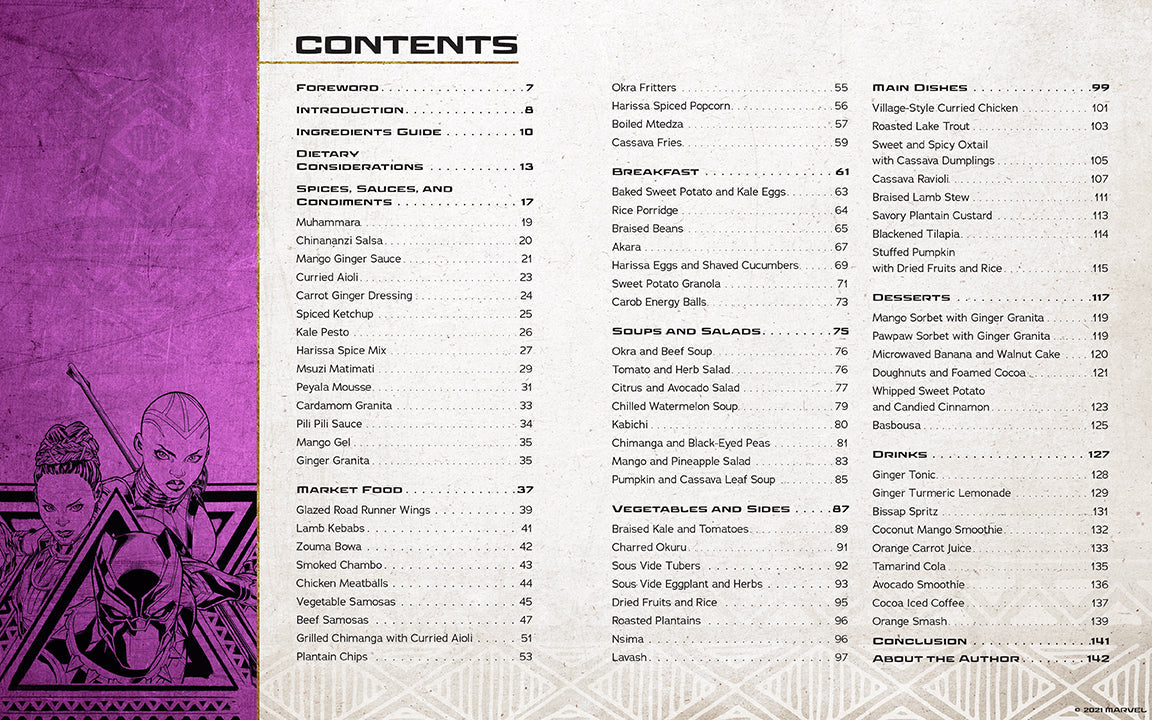 Marvel's Black Panther: The Official Wakanda CookHardcover Book