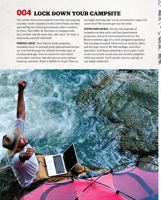 The Total Camping Manual Flexibound Book