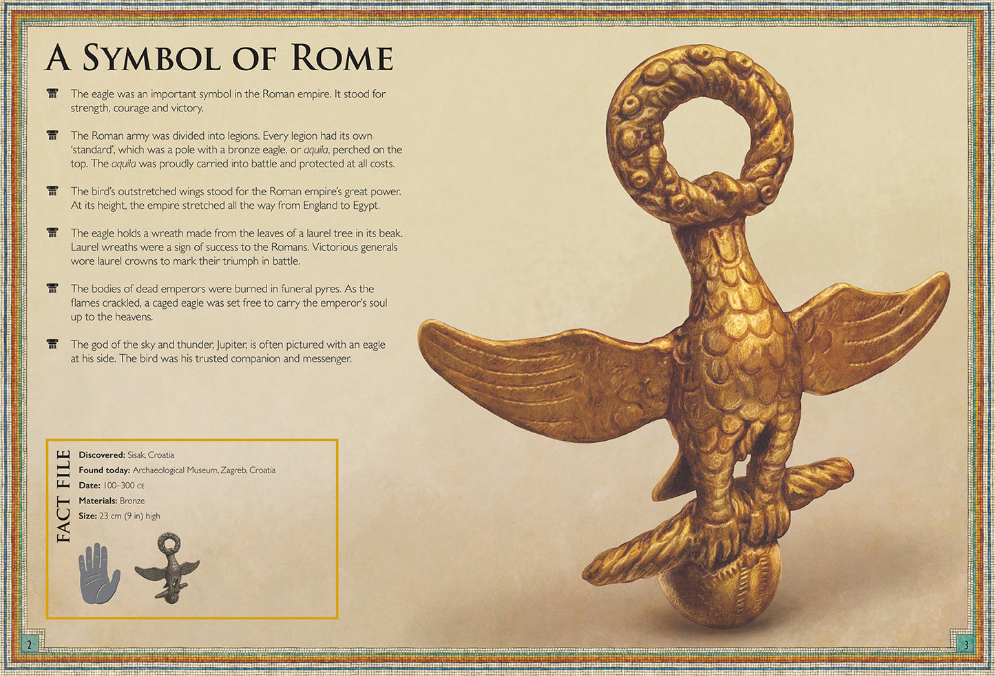 The Magnificent Book of Treasures: Ancient Rome Hardcover Book