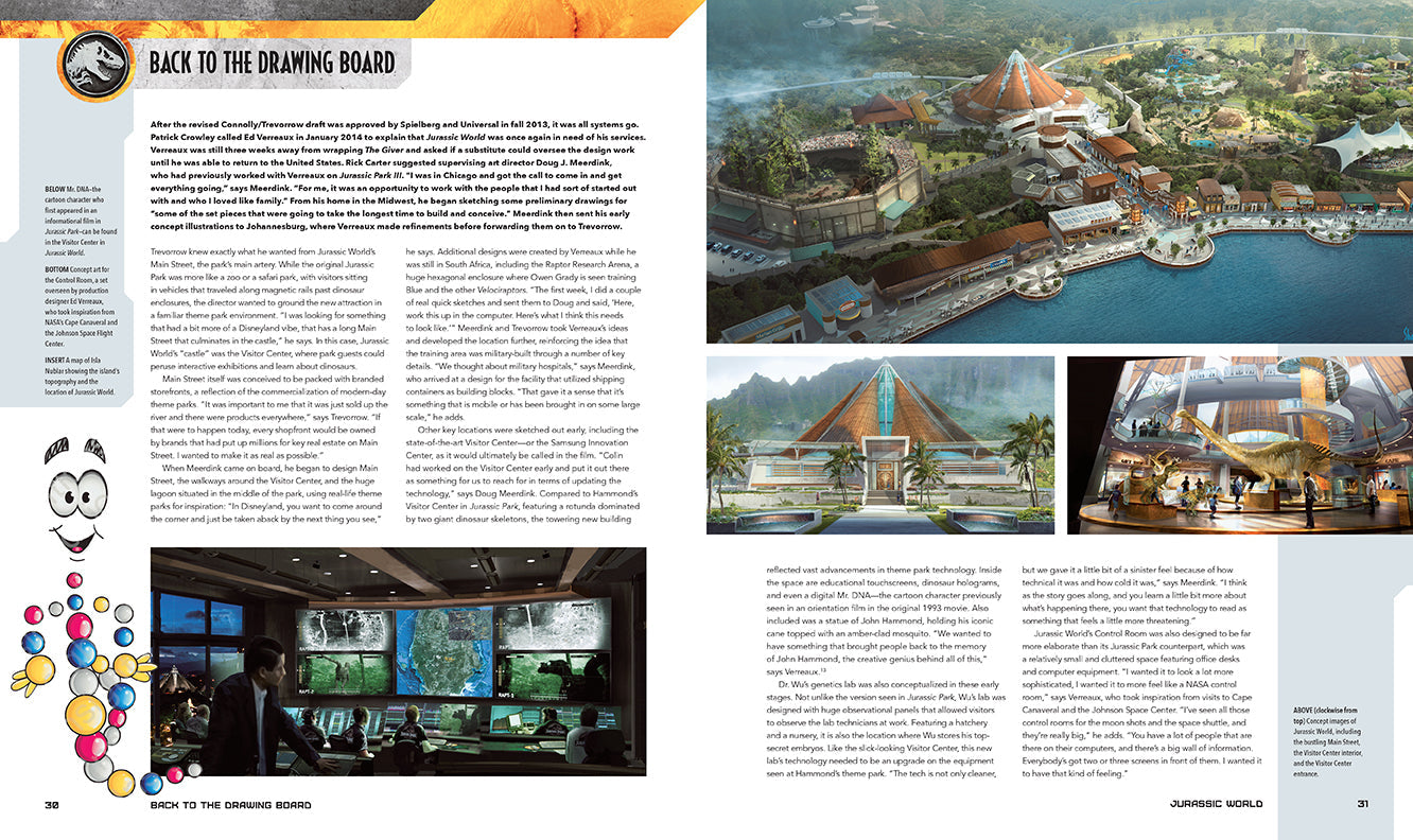 Jurassic World: The Ultimate Visual History Hardcover Book