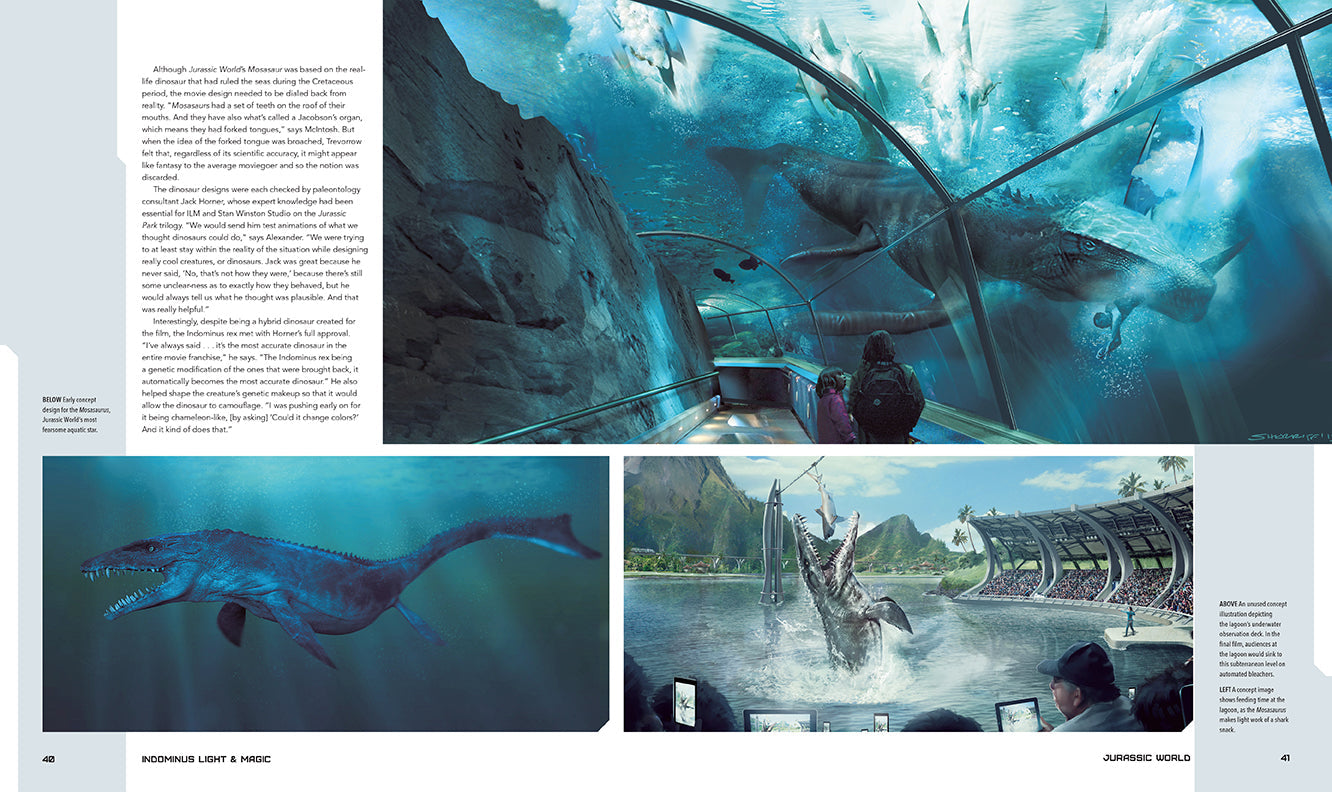 Jurassic World: The Ultimate Visual History Hardcover Book