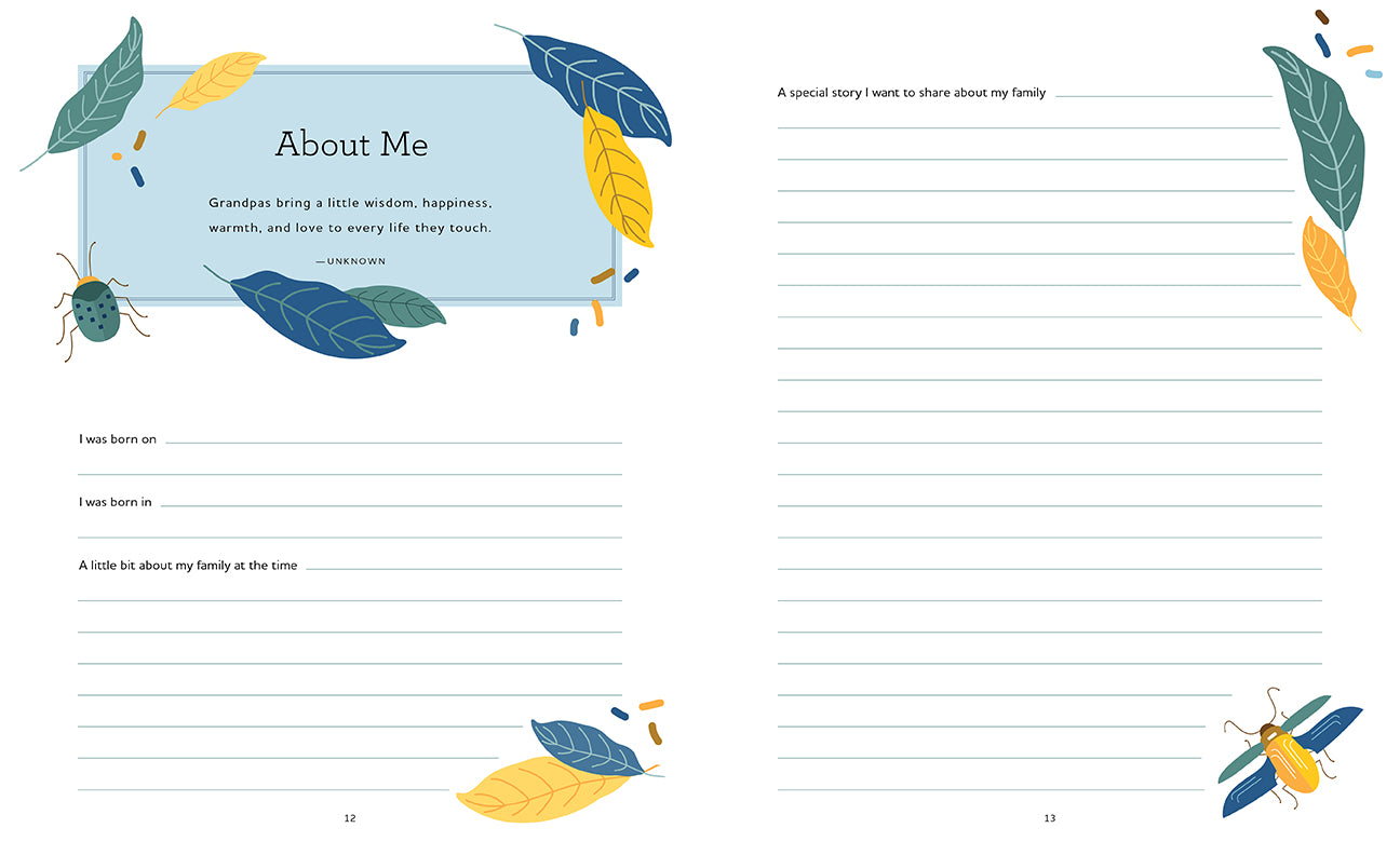 Grandfather's Words of Wisdom Journal Hardcover Book