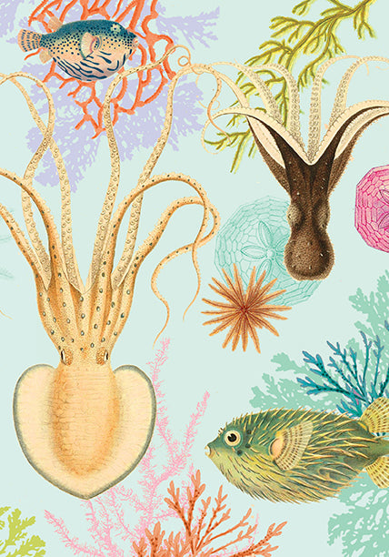Art of Nature: Under the Sea Sewn Notebook Collection (Set of 3) Softcover Book