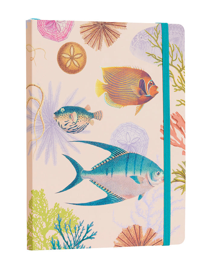 Art of Nature: Under the Sea Softcover Notebook with Elastic Band Softcover Book