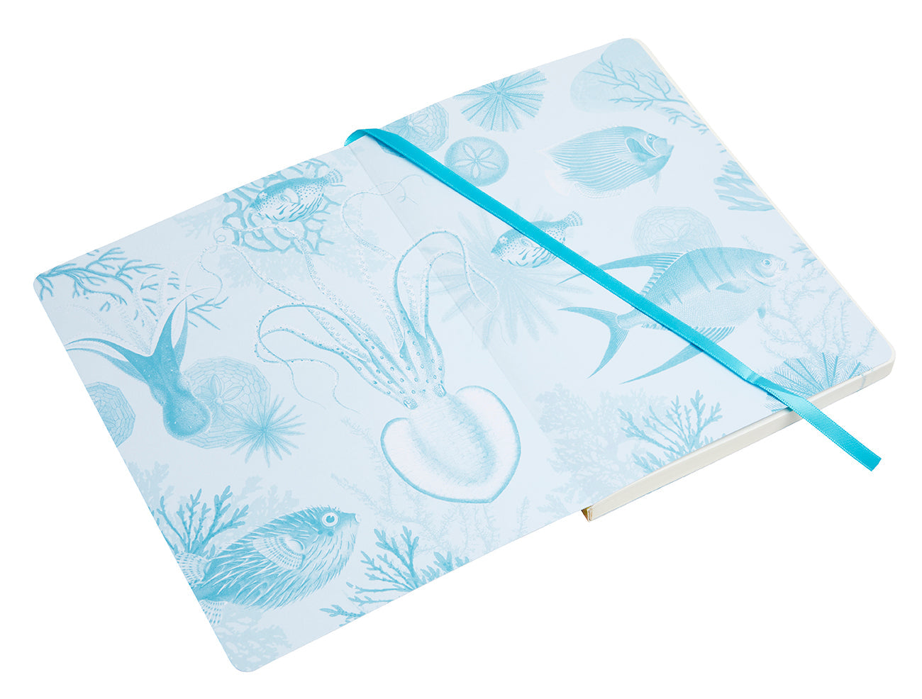 Art of Nature: Under the Sea Softcover Notebook with Elastic Band Softcover Book