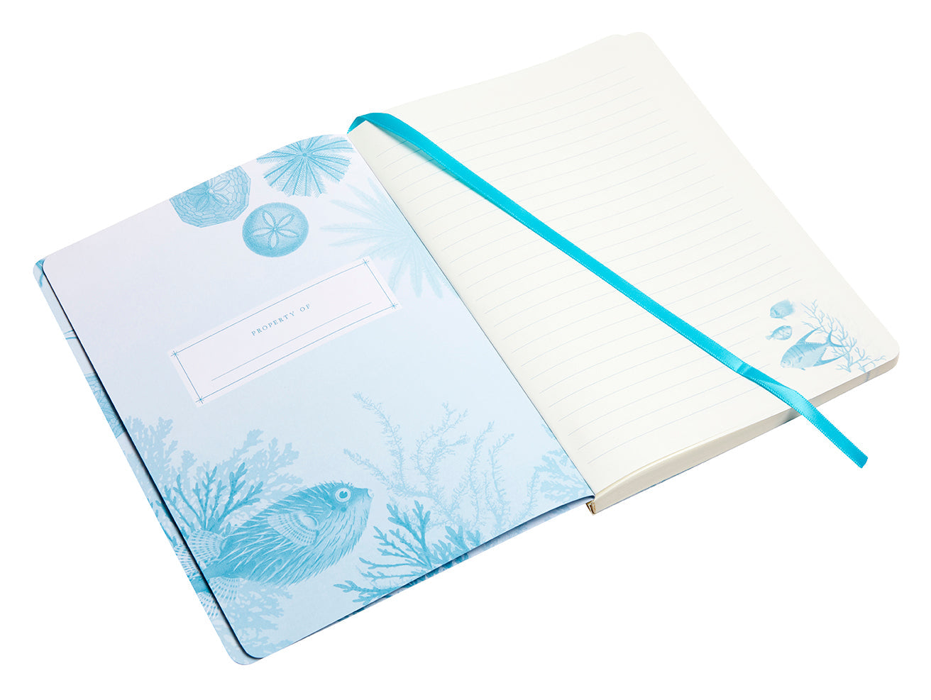 Art of Nature: Under the Sea Softcover Notebook with Elastic Band Softcover Book