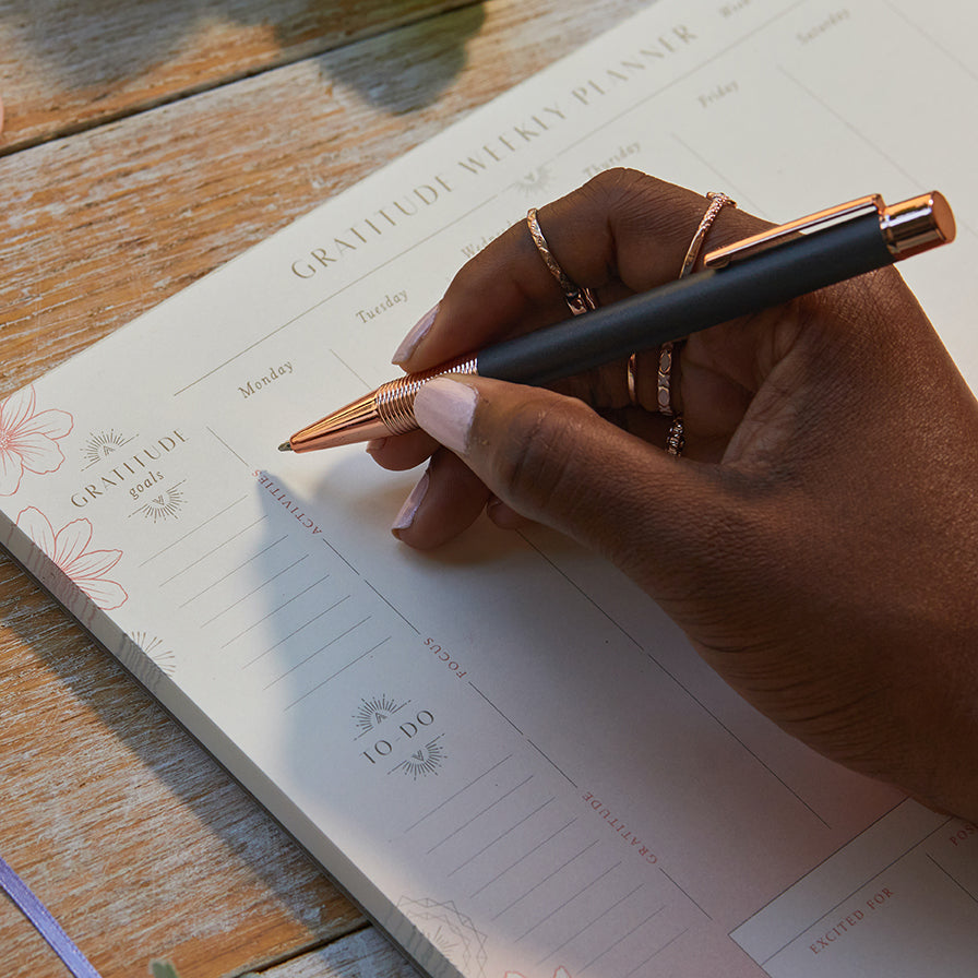 Gratitude Weekly Planner Notepad