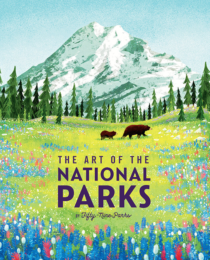 The Art of the National Parks Hardcover Book