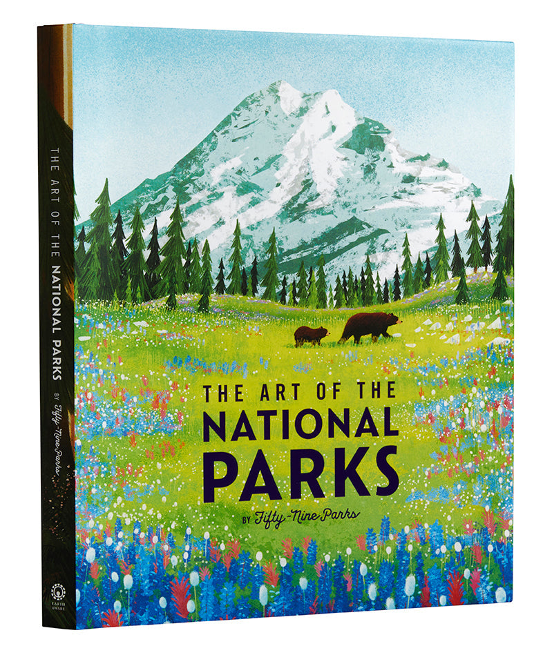 The Art of the National Parks Hardcover Book