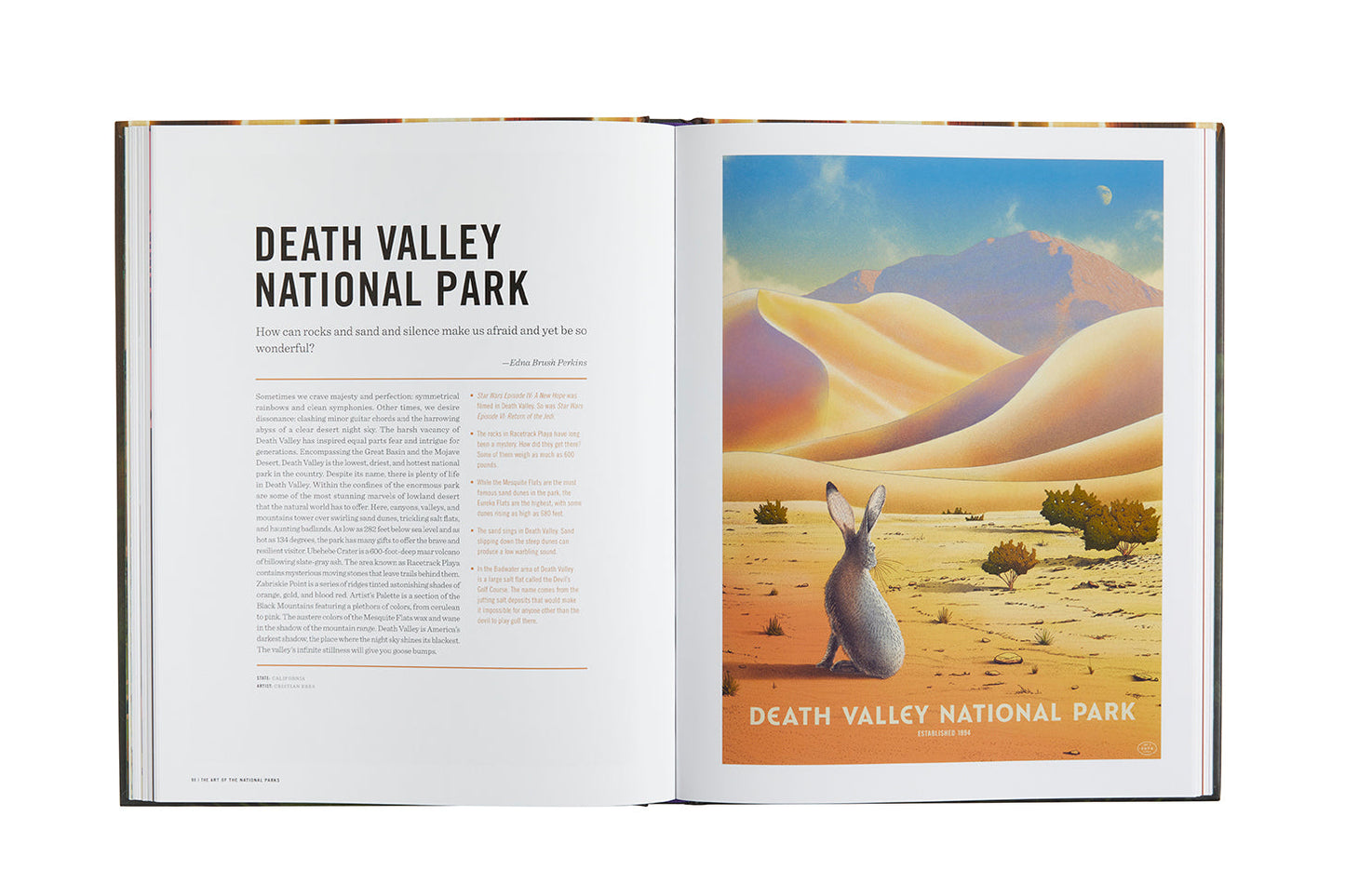 The Art of the National Parks Hardcover Book