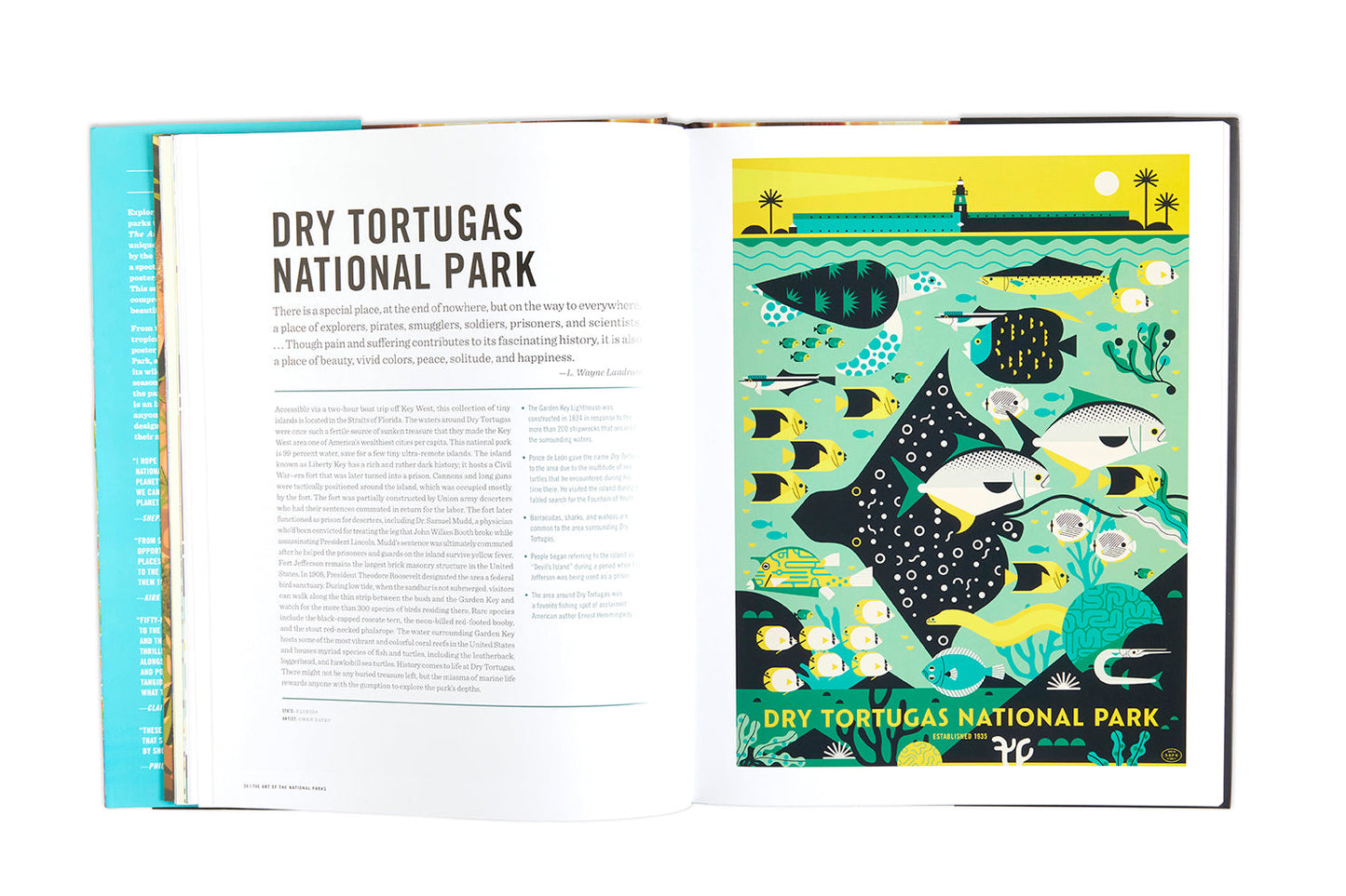 The Art of the National Parks Hardcover Book