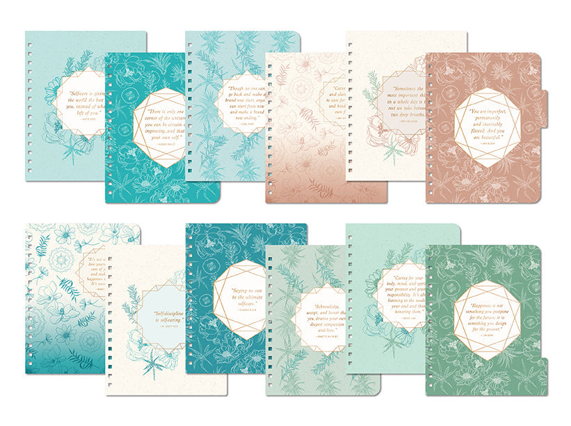 Self-Care 12-Month Undated Planner Hardcover Book