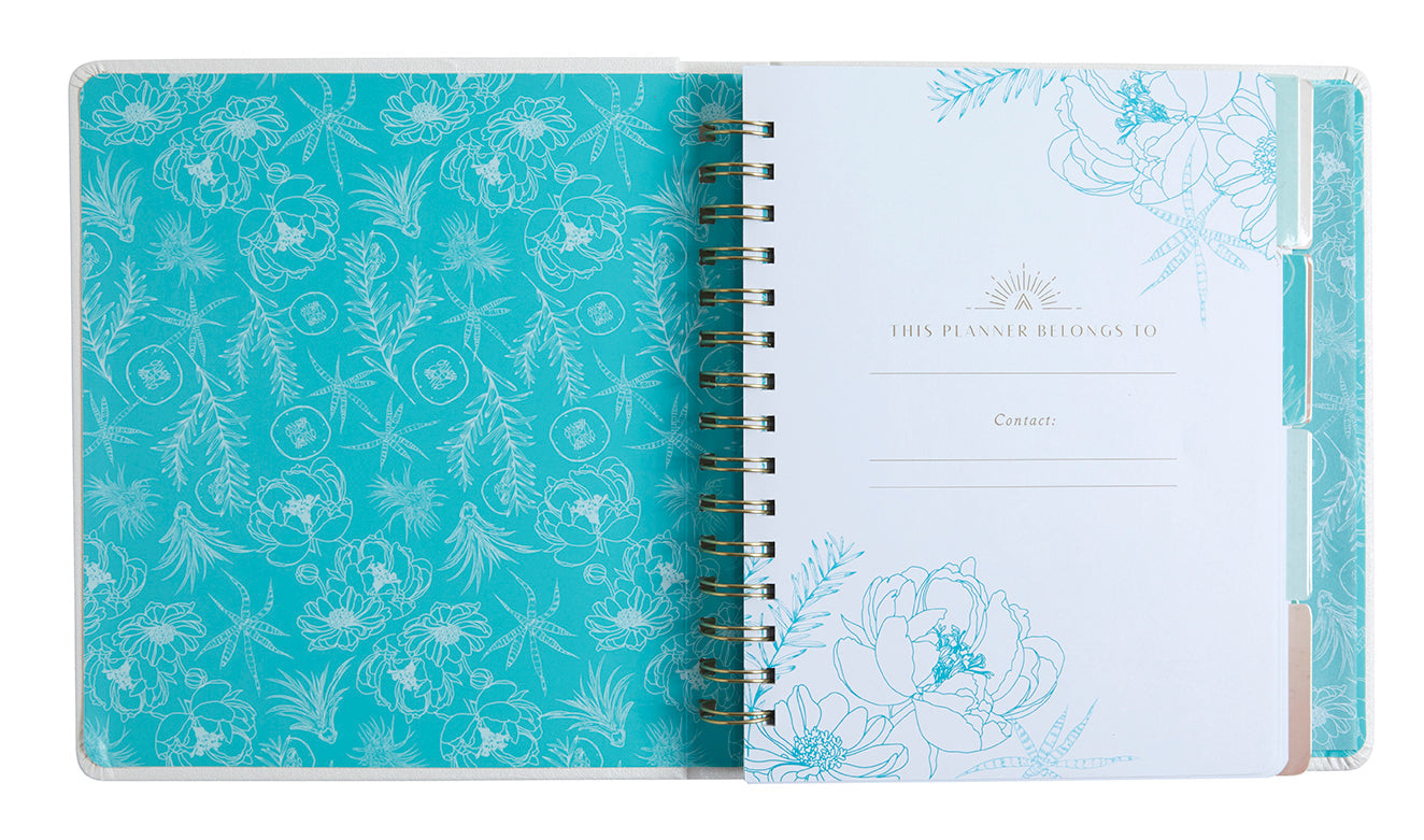 Self-Care 12-Month Undated Planner Hardcover Book