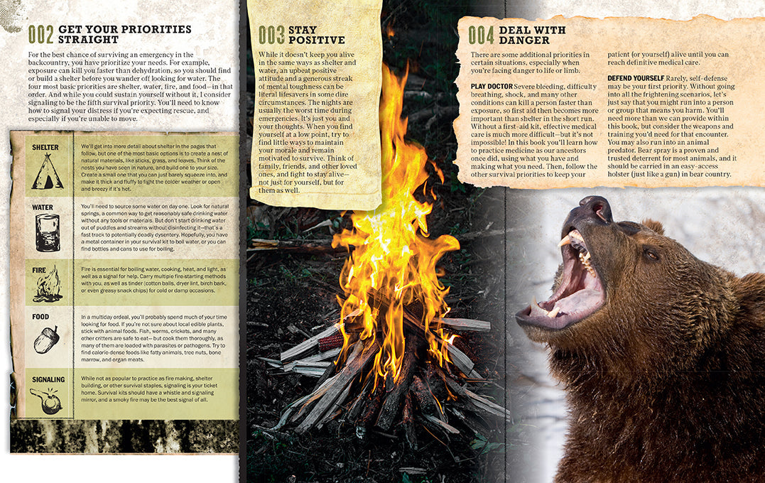 The Ultimate Bushcraft Survival Manual Softcover Book