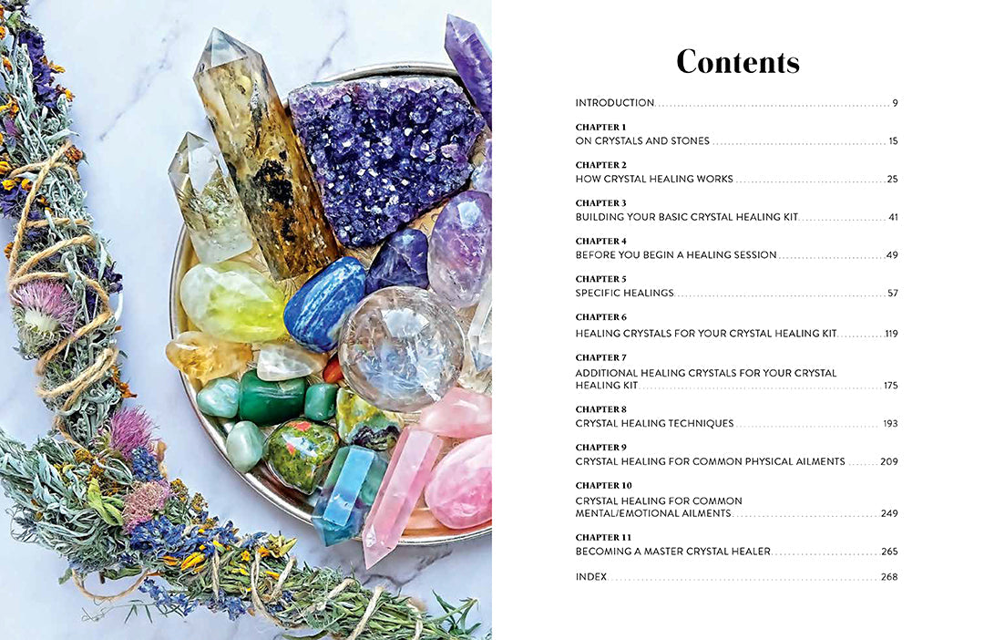 The Power of Crystal Healing Hardcover Book