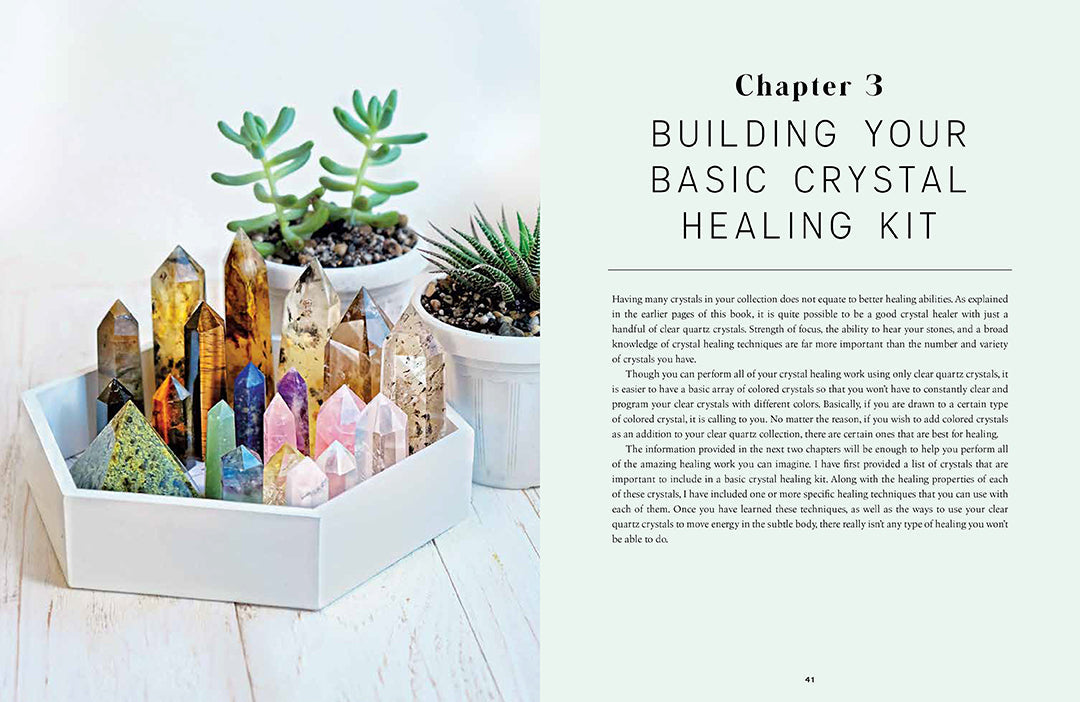 The Power of Crystal Healing Hardcover Book