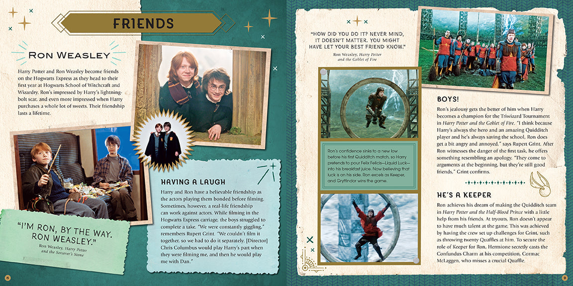 Harry Potter: Friends & Foes: A Movie ScrapHardcover Book