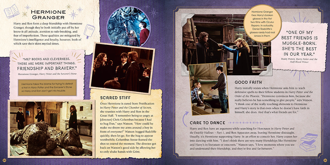 Harry Potter: Friends & Foes: A Movie ScrapHardcover Book