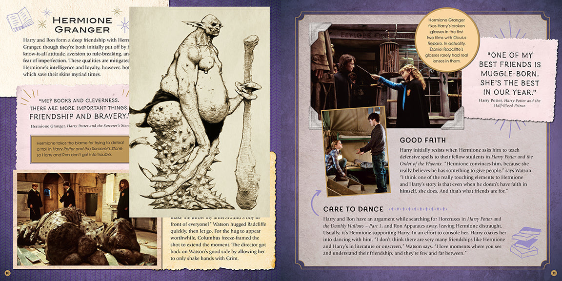 Harry Potter: Friends & Foes: A Movie ScrapHardcover Book
