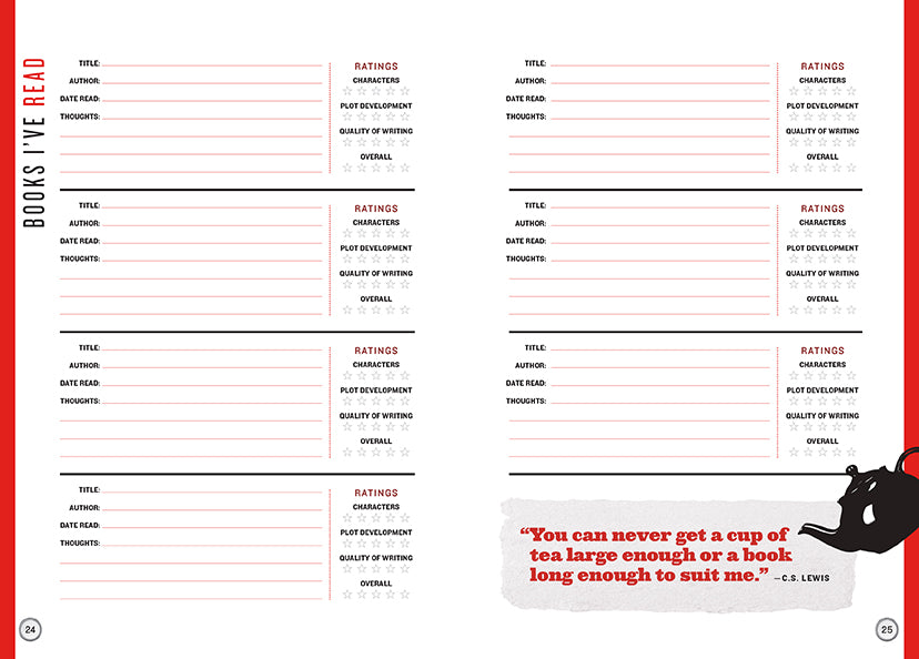 Mental Floss: The Curious Reader Journal for Book Lovers Flexibound Book