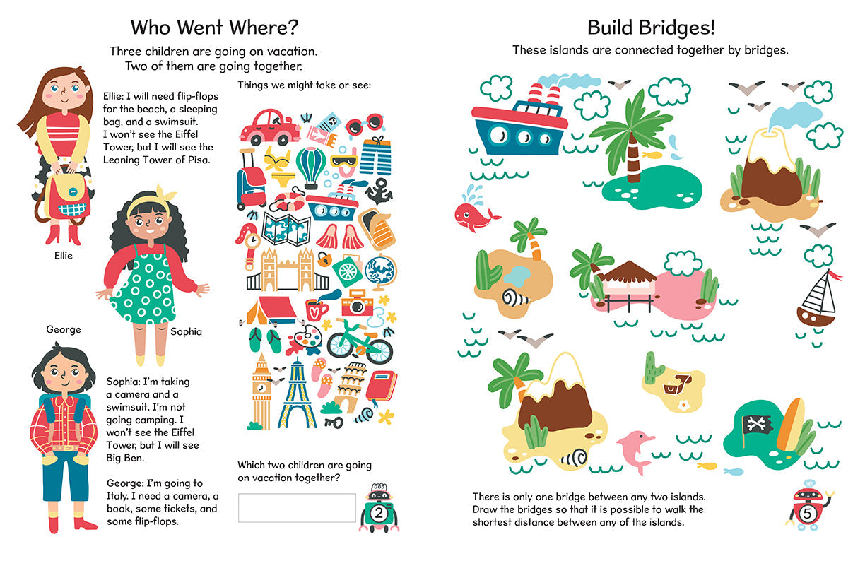 Train Your Brain: Logic Games Softcover Book