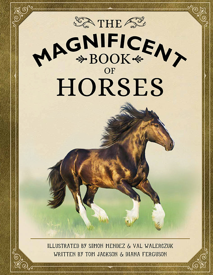 The Magnificent Book of Horses Hardcover Book
