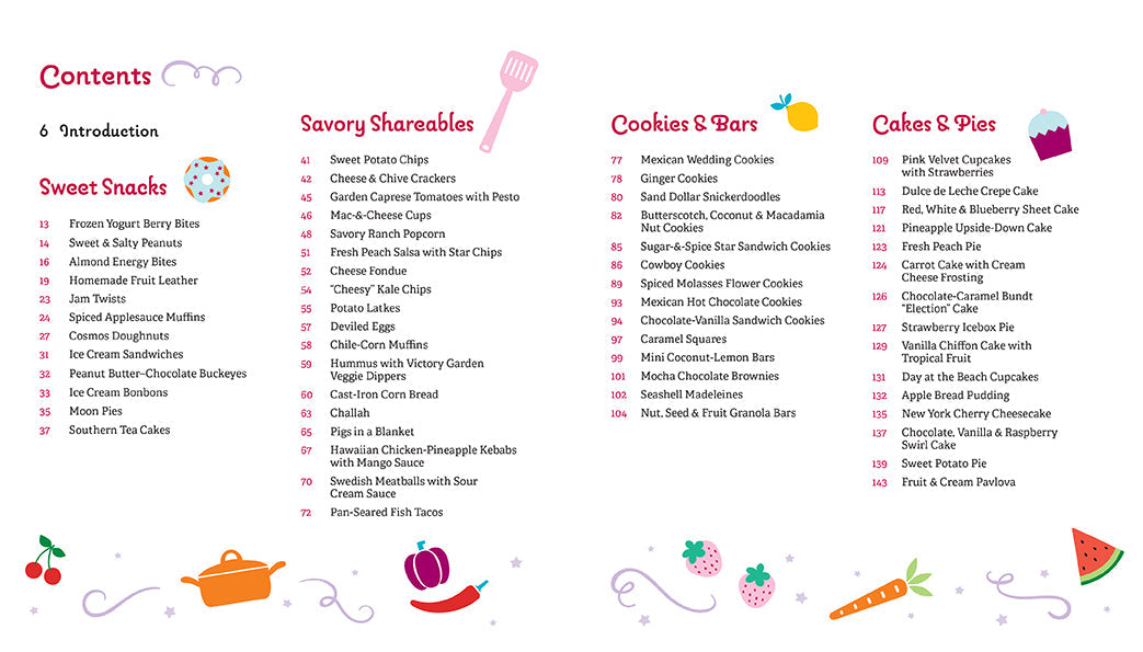 American Girl Sweet & Savory Treats CookHardcover Book